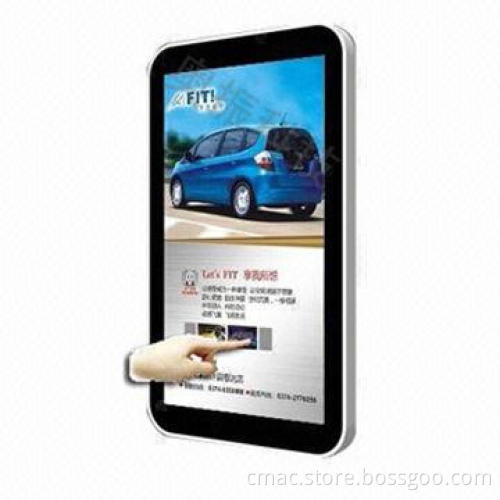 19-inch Wall-mounted AD Player with Scrolling Screen, Touch Screen Kiosk Advertising Player